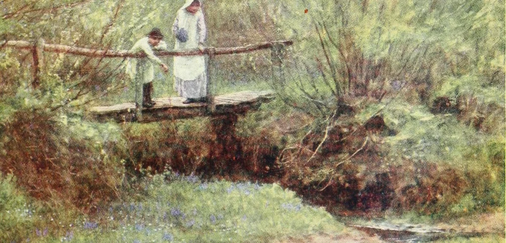 An illustration from Happy England as painted by Helen Allingham, R.W.S, 1903, leaf 248