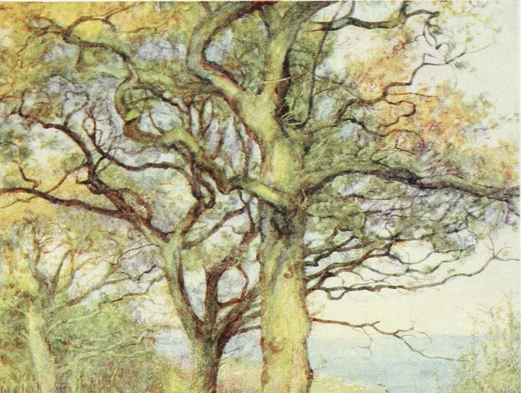 An illustration from Happy England as painted by Helen Allingham, R.W.S, 1903, leaf 254