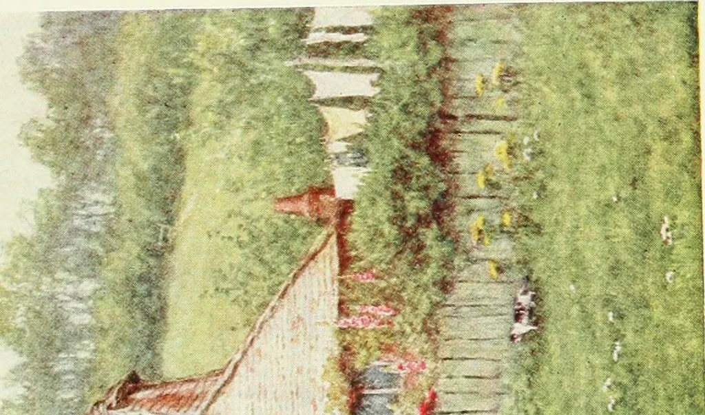 An illustration from Happy England as painted by Helen Allingham, R.W.S, 1903, leaf 348
