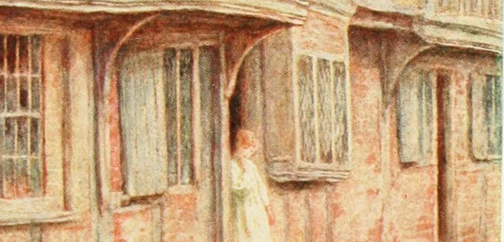 An illustration from Happy England as painted by Helen Allingham, R.W.S, 1903, leaf 358