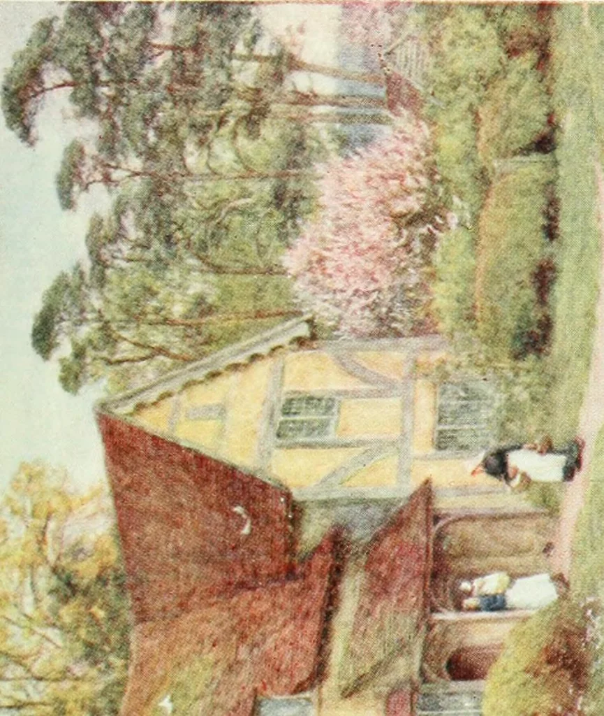 An illustration from Happy England as painted by Helen Allingham, R.W.S, 1903, leaf 362