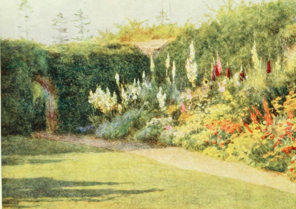 An illustration from Happy England as painted by Helen Allingham, R.W.S, 1903, leaf 436