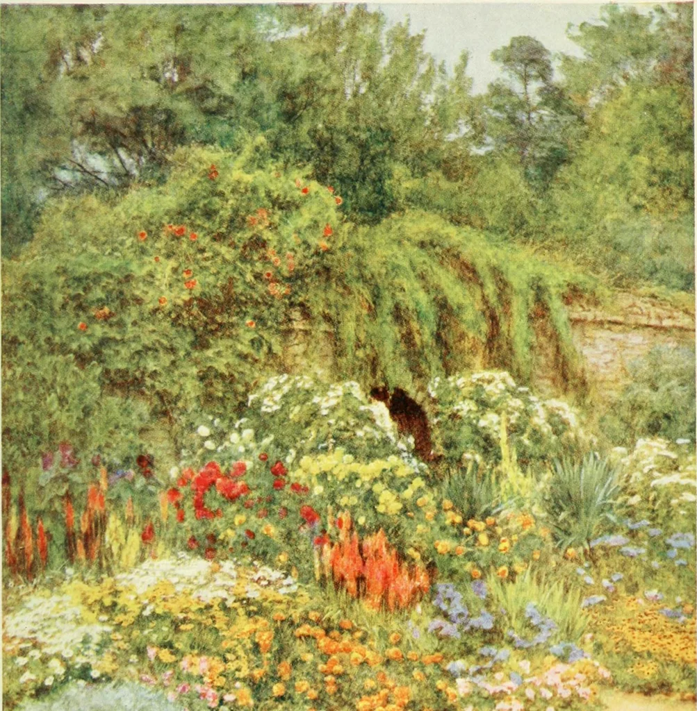 An illustration from Happy England as painted by Helen Allingham, R.W.S, 1903, leaf 440