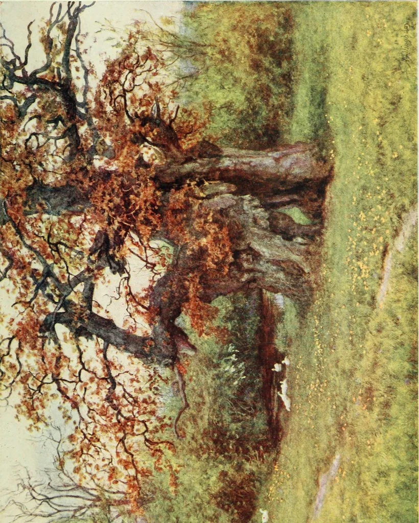 An illustration from Happy England as painted by Helen Allingham, R.W.S, 1903, leaf 60