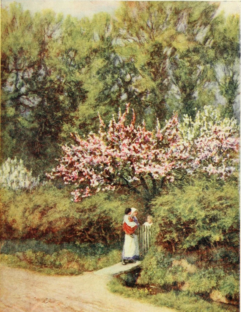 An illustration from Happy England as painted by Helen Allingham, R.W.S, 1903, leaf 66