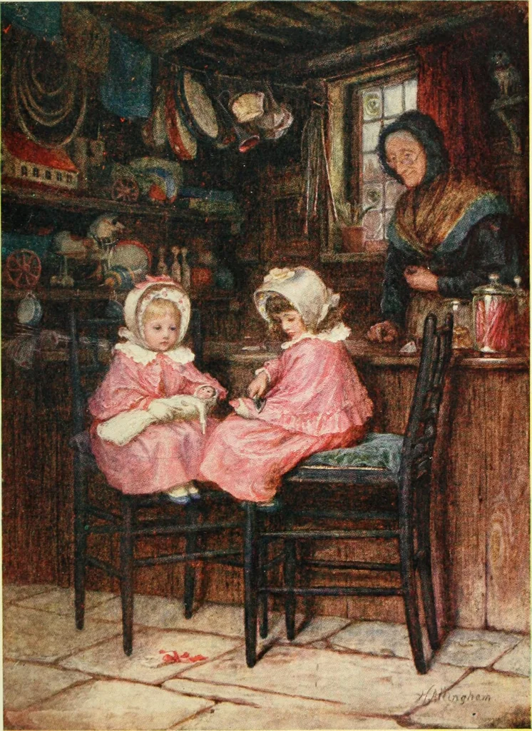 An illustration from Happy England as painted by Helen Allingham, R.W.S, 1903, leaf 94