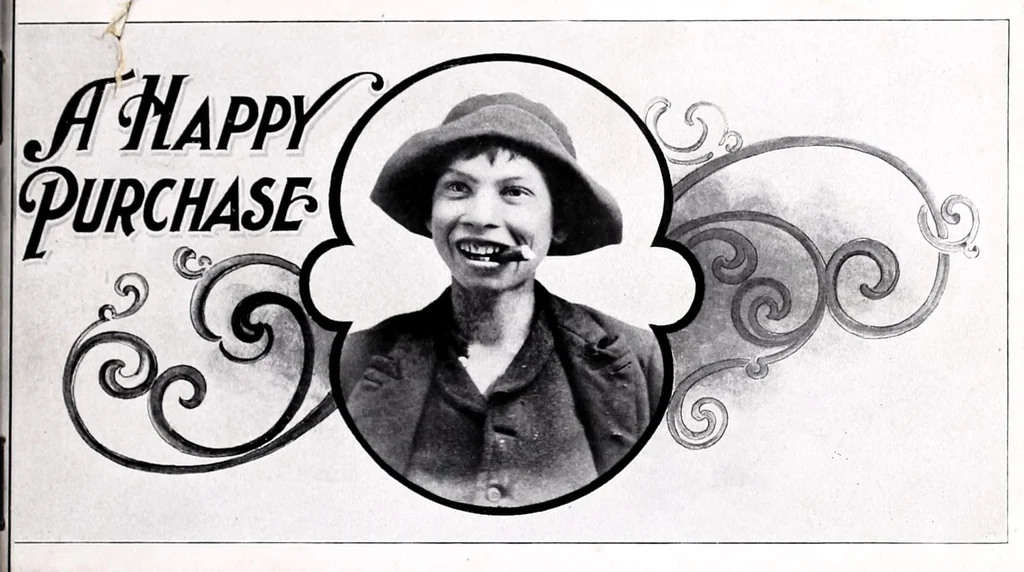 An illustration from A happy purchase., 1910, leaf 1