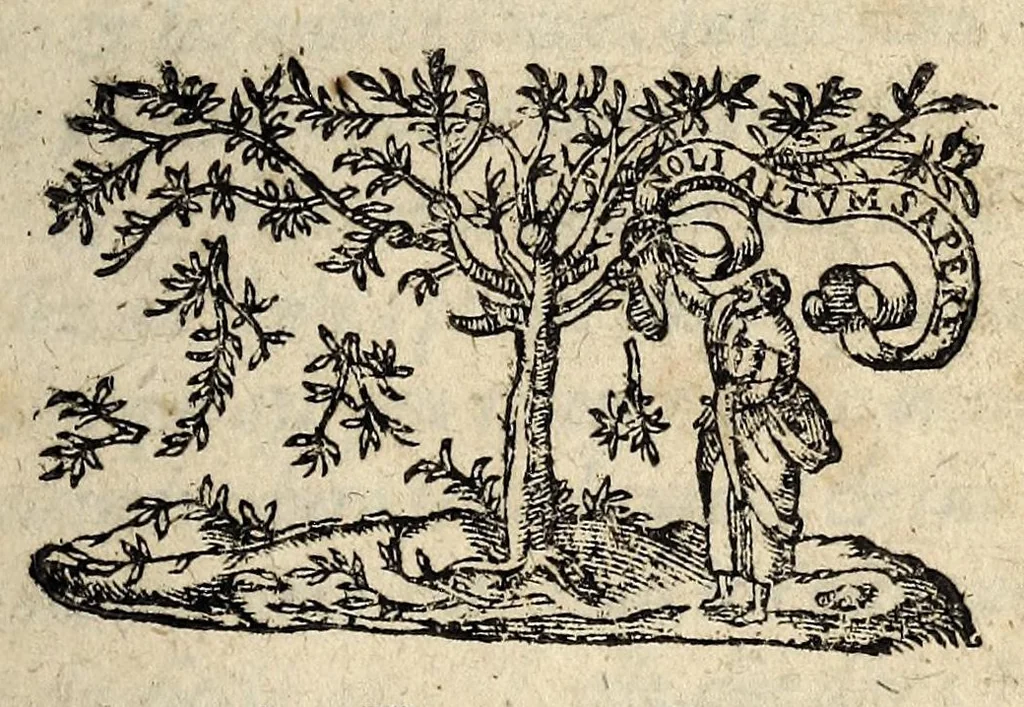 An illustration from Harangue faicte de la part de la chambre ecclesiastique, en celle du Tiers Estat, sur l'article du serment /, 1615, leaf 1