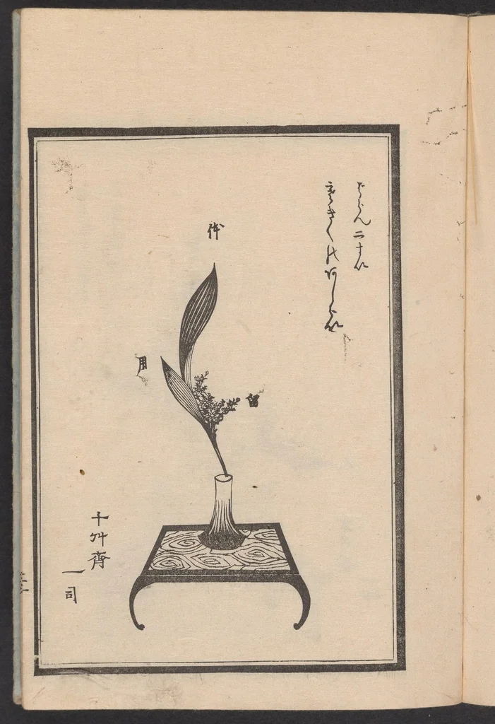 An illustration from Haran tebikigusa, 1852, leaf 24