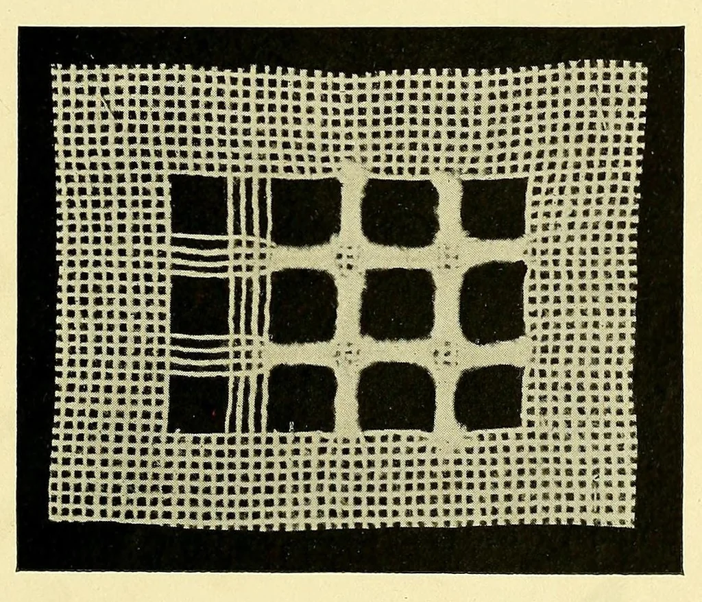 An illustration from Hardanger art needle work, 1904, leaf 11