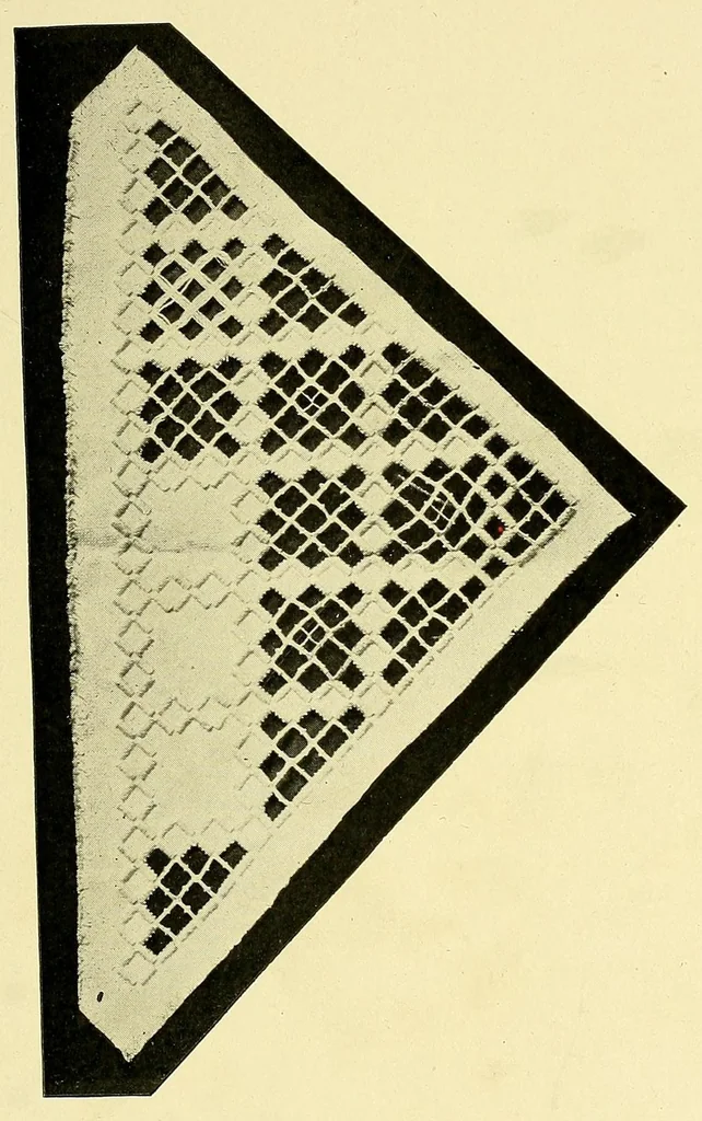 An illustration from Hardanger art needle work, 1904, leaf 23