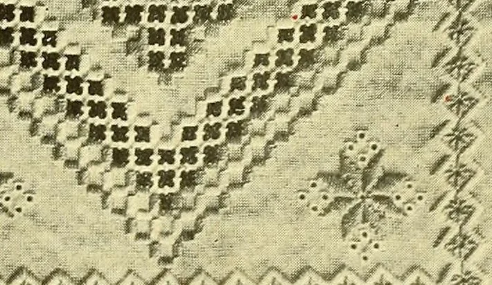 An illustration from Hardanger art needle work, 1904, leaf 67