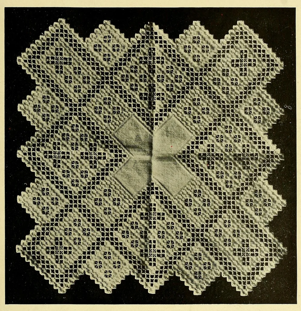 An illustration from Hardanger art needle work, 1904, leaf 79