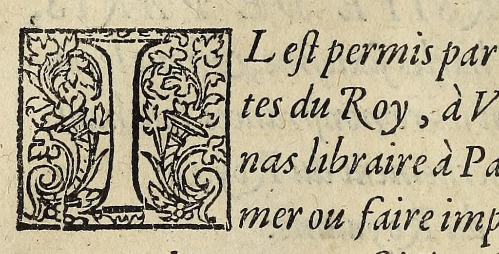 An illustration from Harengue faicte au nom de l'Vniuersite de Paris deua[n]t le roy Charles Sixiesme, & tout le conseil : contenant les remonstrances touchant le gouuernement du roy, & du royaume : auec les protestations du treschrestien roy de France, Charles VII, sur la determination du Concile de Basle., 1561, leaf 8