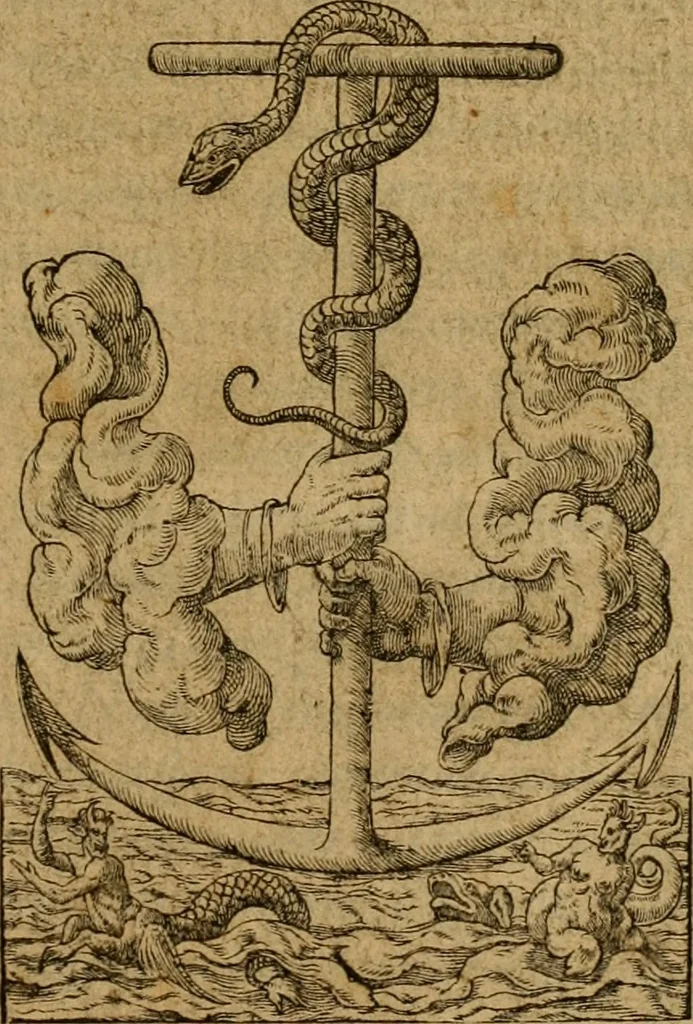 An illustration from Harmonia ex Evangelistis tribus composita Matthaeo, Marco, & Luca, 1582, leaf 8