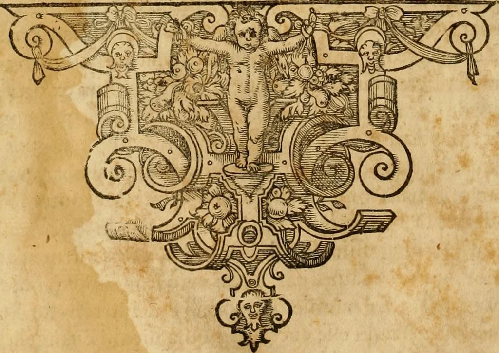 An illustration from Harmonia ex Evangelistis tribus composita Matthaeo, Marco, & Luca, 1614, leaf 13