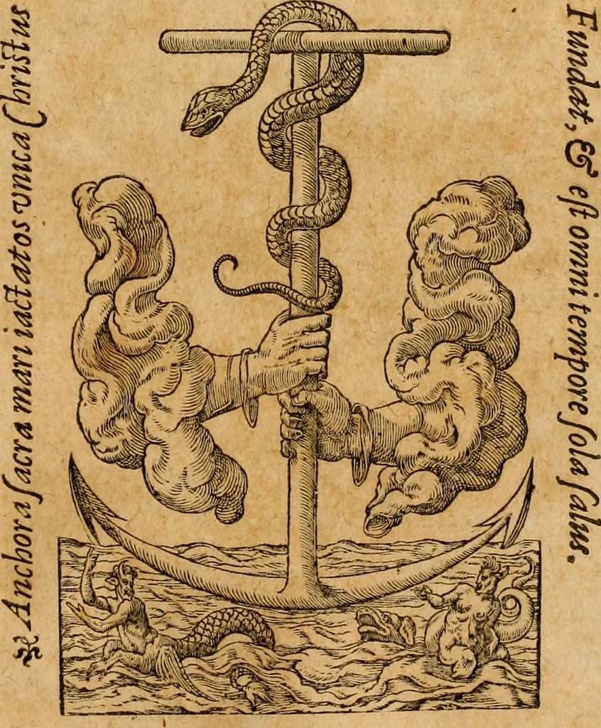 An illustration from Harmonia ex Evangelistis tribus composita Matthaeo, Marco, & Luca, 1614, leaf 626
