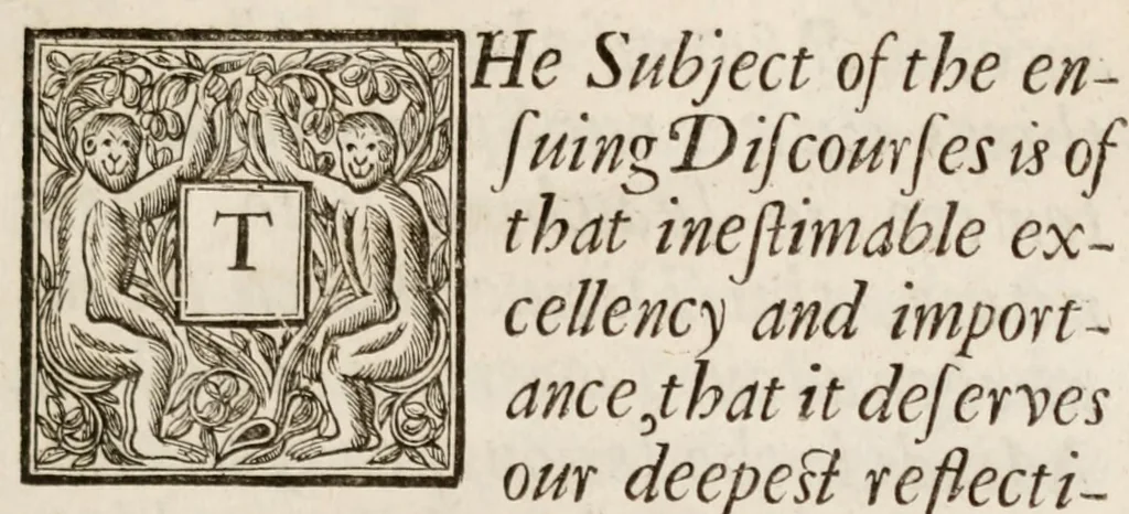 An illustration from The harmony of the divine attributes : in the contrivance and accomplishment of man's redemption by the Lord Jesus Christ : or discourses, wherein is shewed how the wisdom, mercy, justice, holiness, power and truth of God are glorified in the great and blessed work, 1674, leaf 11