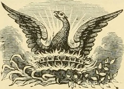 An illustration from Harpel's typograph : or Book of specimens containing useful information, suggestions and a collection of examples of letterpress job printing arranged for the assistance of master printers, amateurs, apprentices, and others,, 1870, leaf 134