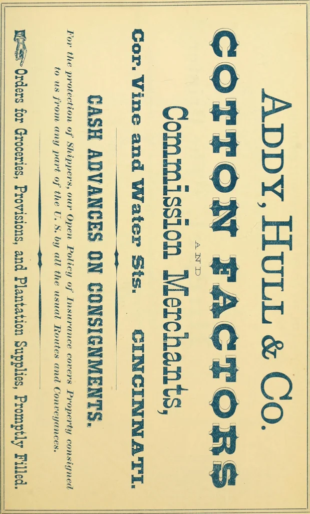 An illustration from Harpel's typograph : or Book of specimens containing useful information, suggestions and a collection of examples of letterpress job printing arranged for the assistance of master printers, amateurs, apprentices, and others,, 1870, leaf 143