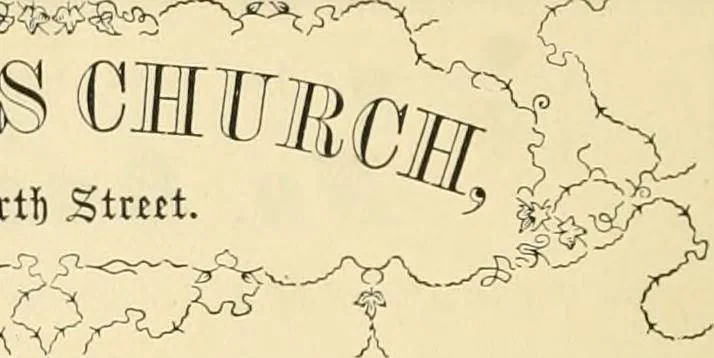 An illustration from Harpel's typograph : or Book of specimens containing useful information, suggestions and a collection of examples of letterpress job printing arranged for the assistance of master printers, amateurs, apprentices, and others,, 1870, leaf 156