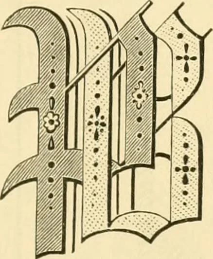 An illustration from Harpel's typograph : or Book of specimens containing useful information, suggestions and a collection of examples of letterpress job printing arranged for the assistance of master printers, amateurs, apprentices, and others,, 1870, leaf 173