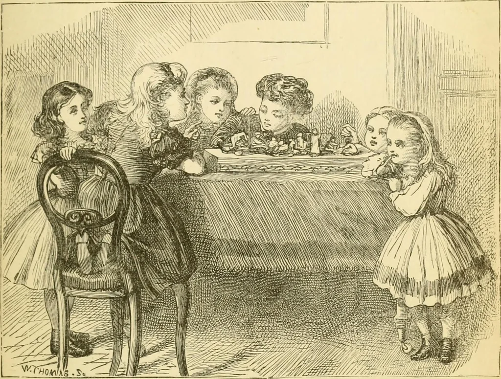 An illustration from Harpel's typograph : or Book of specimens containing useful information, suggestions and a collection of examples of letterpress job printing arranged for the assistance of master printers, amateurs, apprentices, and others,, 1870, leaf 257