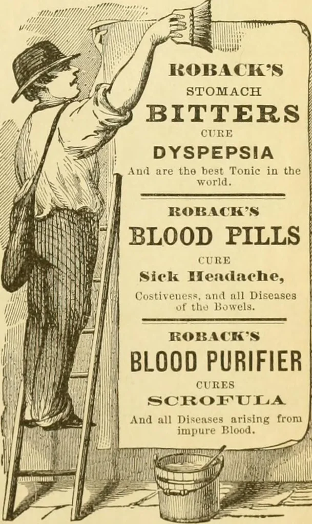 An illustration from Harpel's typograph : or Book of specimens containing useful information, suggestions and a collection of examples of letterpress job printing arranged for the assistance of master printers, amateurs, apprentices, and others,, 1870, leaf 267