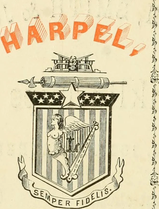 An illustration from Harpel's typograph : or Book of specimens containing useful information, suggestions and a collection of examples of letterpress job printing arranged for the assistance of master printers, amateurs, apprentices, and others,, 1870, leaf 274