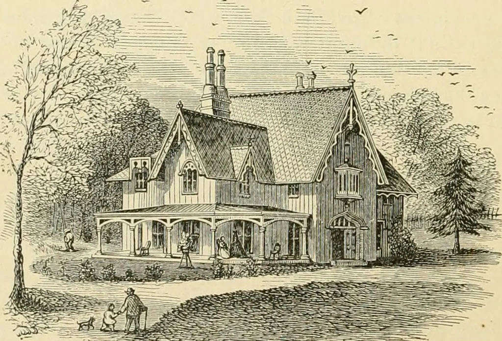 An illustration from Harpel's typograph : or Book of specimens containing useful information, suggestions and a collection of examples of letterpress job printing arranged for the assistance of master printers, amateurs, apprentices, and others,, 1870, leaf 294