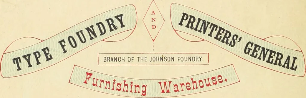 An illustration from Harpel's typograph : or Book of specimens containing useful information, suggestions and a collection of examples of letterpress job printing arranged for the assistance of master printers, amateurs, apprentices, and others,, 1870, leaf 320