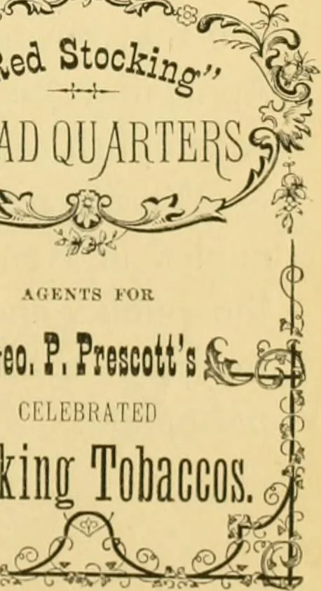 An illustration from Harpel's typograph : or Book of specimens containing useful information, suggestions and a collection of examples of letterpress job printing arranged for the assistance of master printers, amateurs, apprentices, and others,, 1870, leaf 81
