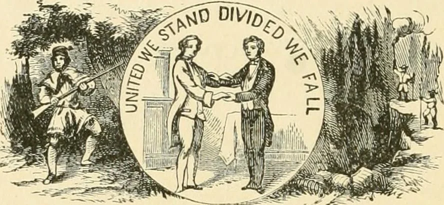 An illustration from Harpel's typograph : or Book of specimens containing useful information, suggestions and a collection of examples of letterpress job printing arranged for the assistance of master printers, amateurs, apprentices, and others,, 1870, leaf 82