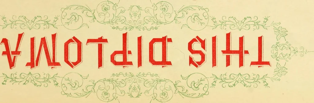 An illustration from Harpel's typograph : or Book of specimens containing useful information, suggestions and a collection of examples of letterpress job printing arranged for the assistance of master printers, amateurs, apprentices, and others,, 1870, leaf 95