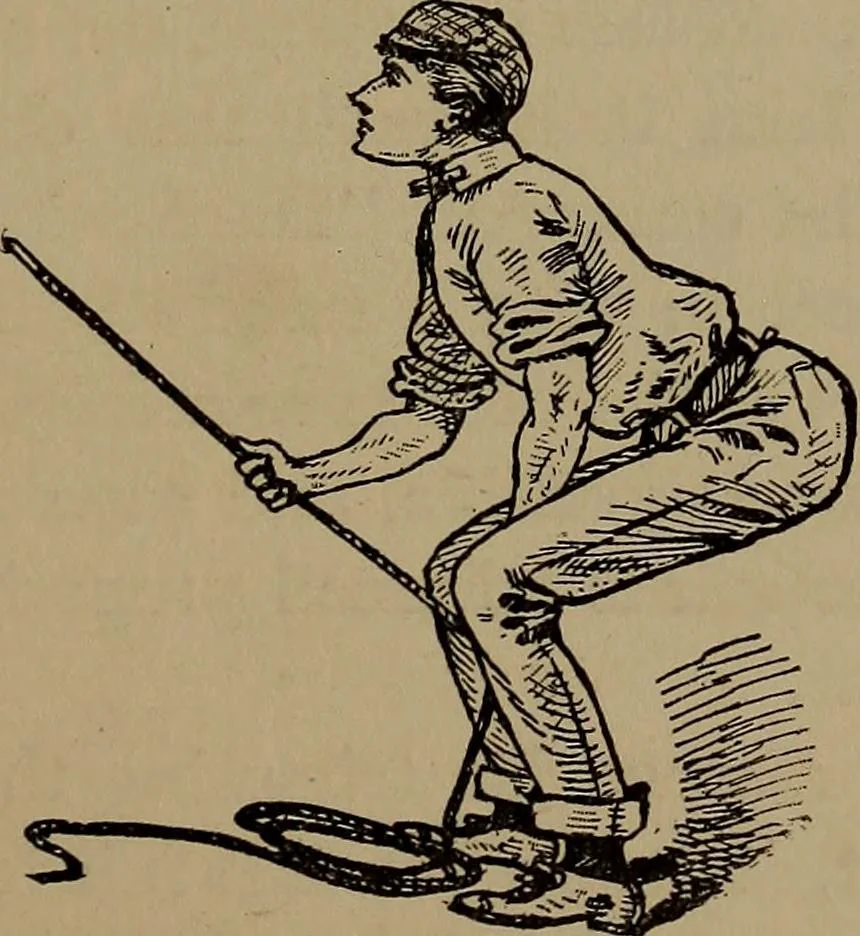 An illustration from Harper's boating book for boys; a guide to motor boating, sailing, canoeing and rowing, 1912, leaf 155