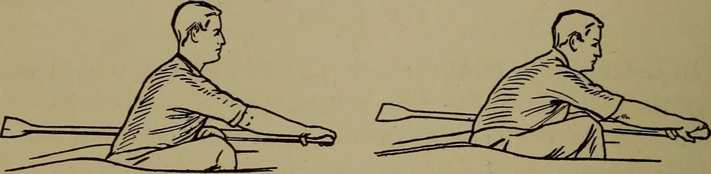 An illustration from Harper's boating book for boys; a guide to motor boating, sailing, canoeing and rowing, 1912, leaf 354