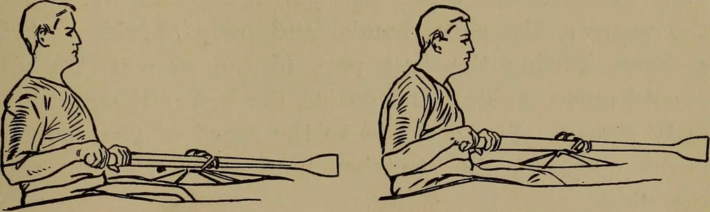 An illustration from Harper's boating book for boys; a guide to motor boating, sailing, canoeing and rowing, 1912, leaf 355