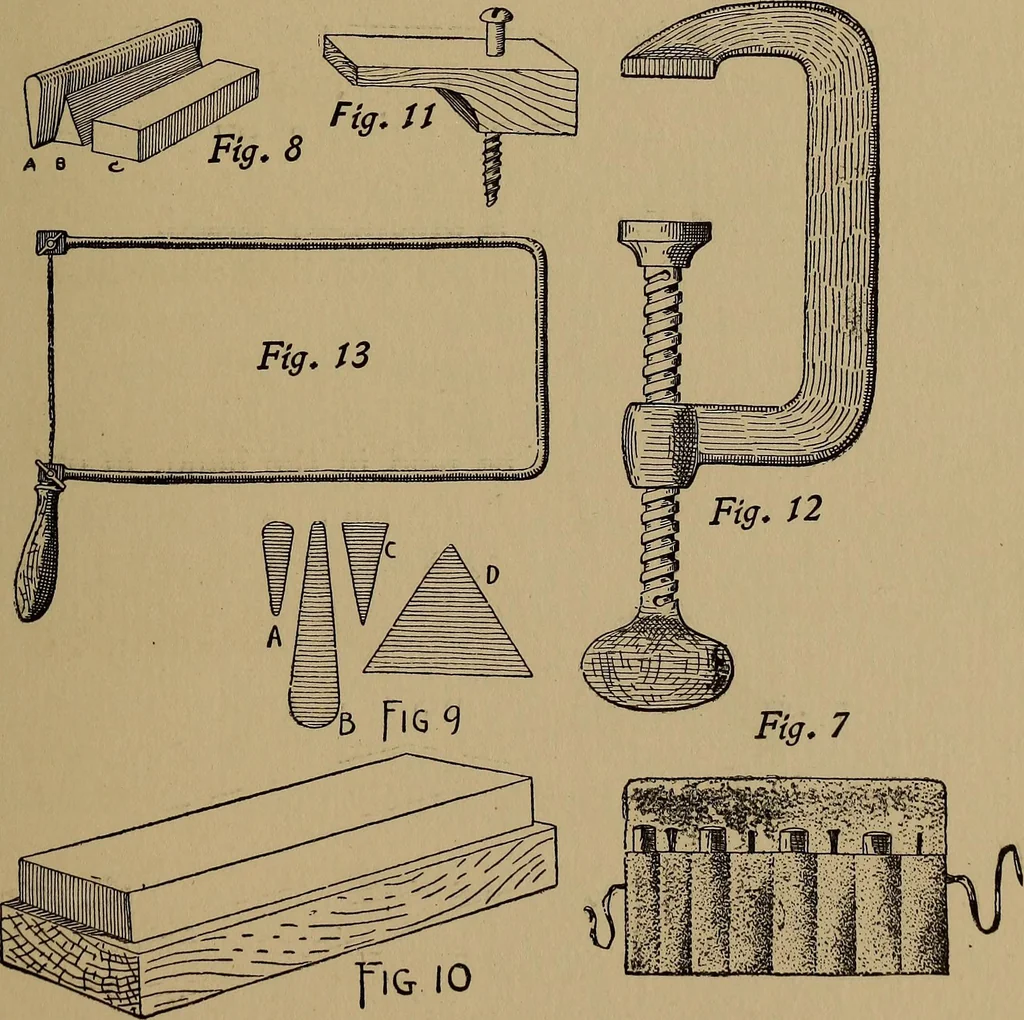 An illustration from Harper's handy-book for girls, ed, 1910, leaf 107
