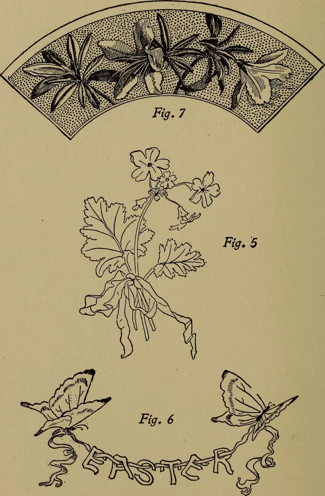 An illustration from Harper's handy-book for girls, ed, 1910, leaf 304