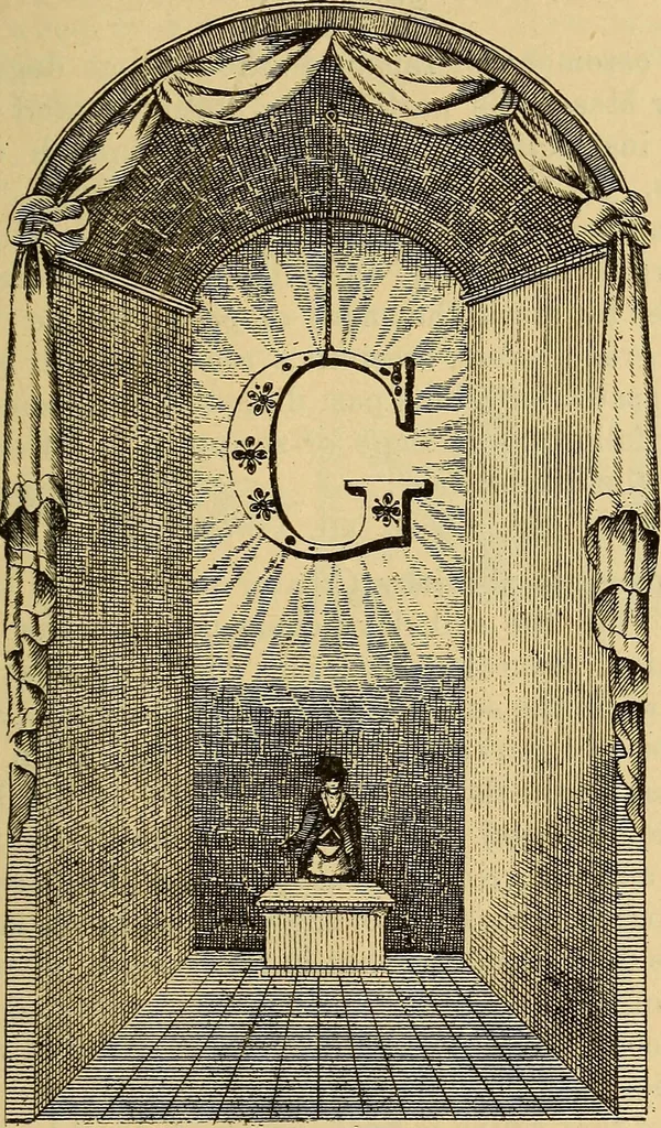 An illustration from Harris' masonic text-book; a concise historical sketch of masonry, and the organization of masonic grand lodges, and especially of masonry among colored men in America .., 1902, leaf 188