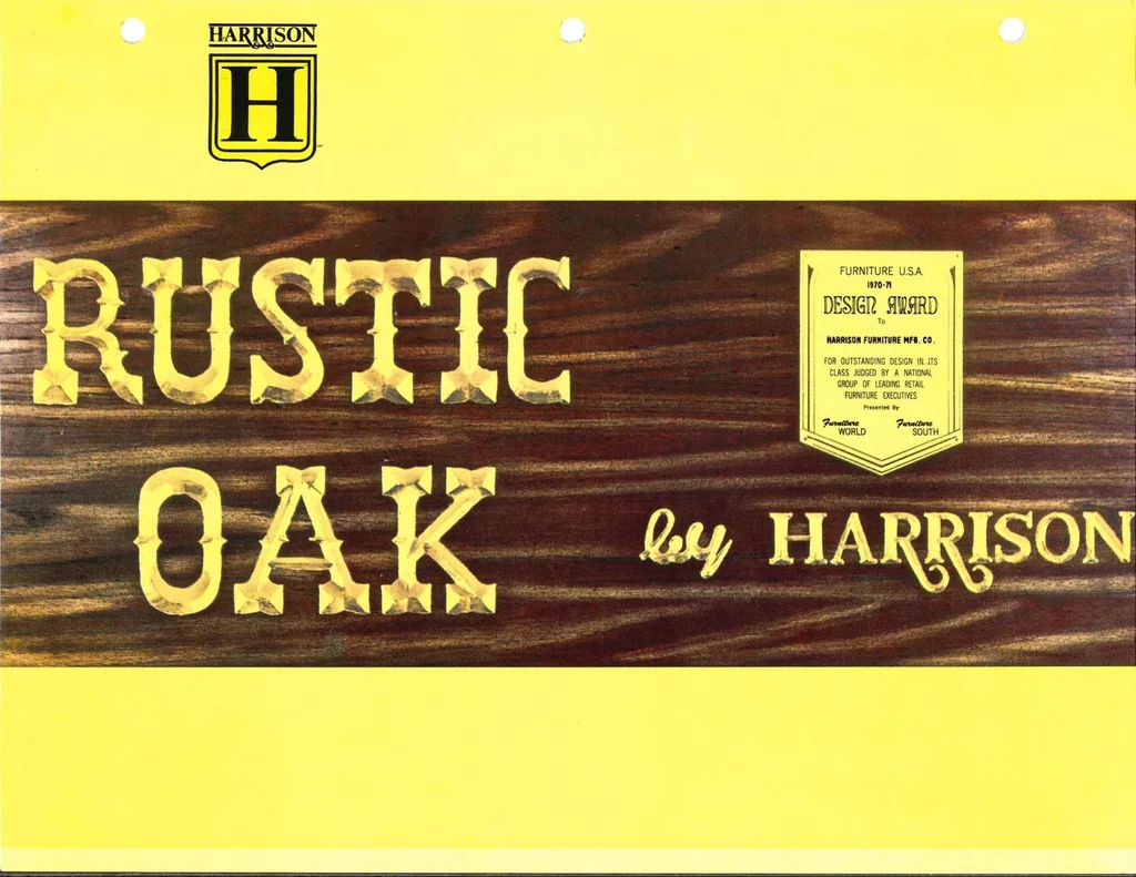 An illustration from Harrison Furniture 1973, 1973, leaf 3