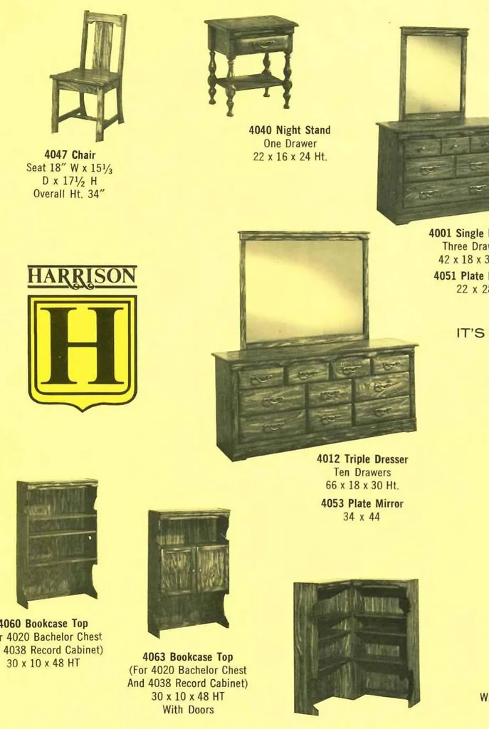 An illustration from Harrison Furniture 1973, 1973, leaf 8