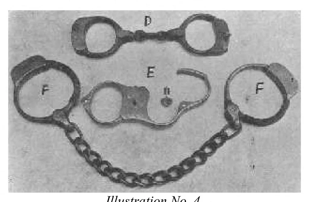 An illustration from Handcuff Secrets, 1909, leaf 30