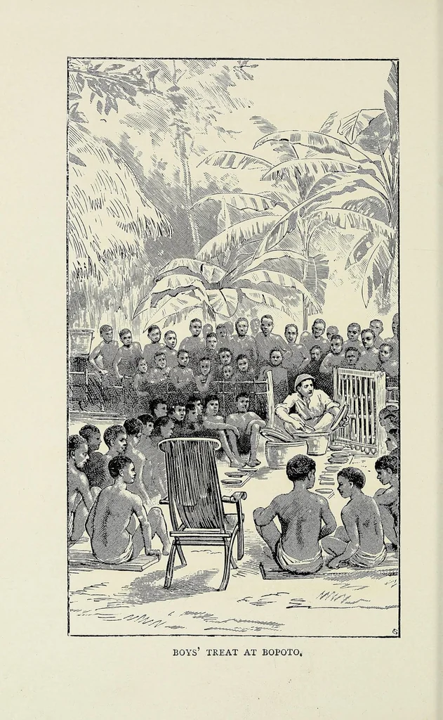 An illustration from Harry White, missionary to the Congo, 1901, leaf 62