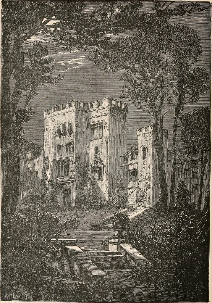 An illustration from The haunted homes and family traditions of Great Britain, 1897, leaf 9