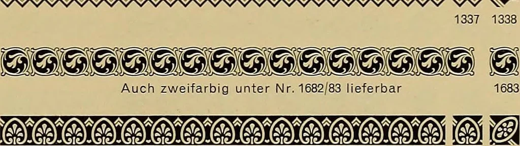 An illustration from Hauptprobe in gedrängter form der Bauerschen Giesserei, Frankfurt am Main: Filialen in Barcelona und Madrid, A. Numrich & Co. in Leipzig, 1900, leaf 215