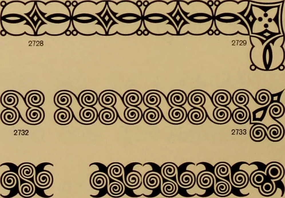 An illustration from Hauptprobe in gedrängter form der Bauerschen Giesserei, Frankfurt am Main: Filialen in Barcelona und Madrid, A. Numrich & Co. in Leipzig, 1900, leaf 244