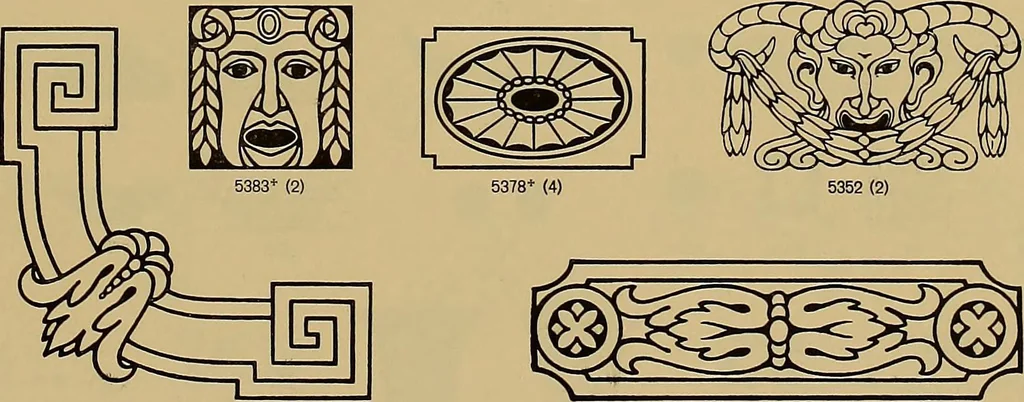 An illustration from Hauptprobe in gedrängter form der Bauerschen Giesserei, Frankfurt am Main: Filialen in Barcelona und Madrid, A. Numrich & Co. in Leipzig, 1900, leaf 257
