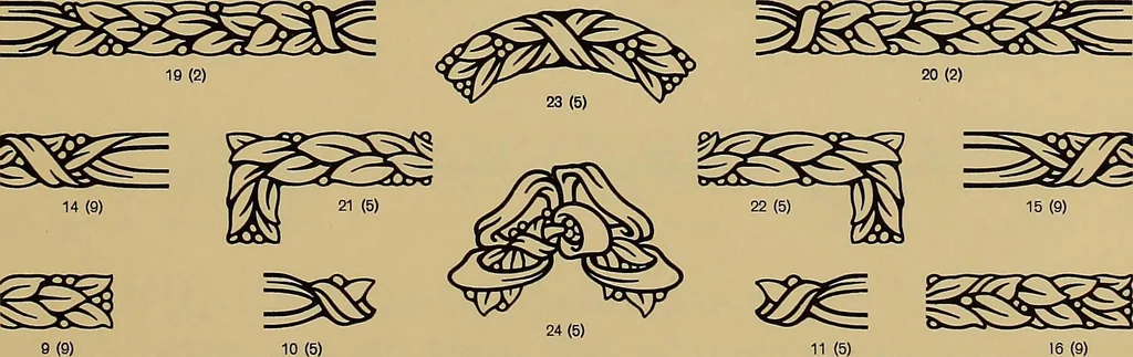 An illustration from Hauptprobe in gedrängter form der Bauerschen Giesserei, Frankfurt am Main: Filialen in Barcelona und Madrid, A. Numrich & Co. in Leipzig, 1900, leaf 259