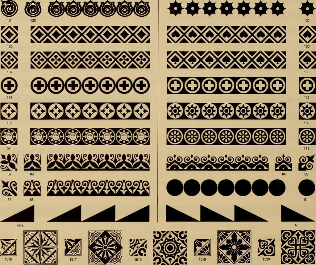 An illustration from Hauptprobe in gedrängter form der Bauerschen Giesserei, Frankfurt am Main: Filialen in Barcelona und Madrid, A. Numrich & Co. in Leipzig, 1900, leaf 290